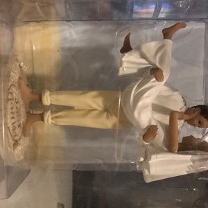 Wedding cake topper, Just Married, beach theme
